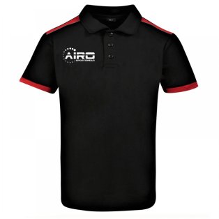 Airo Sportswear Heritage Polo Shirt (Black-Red)