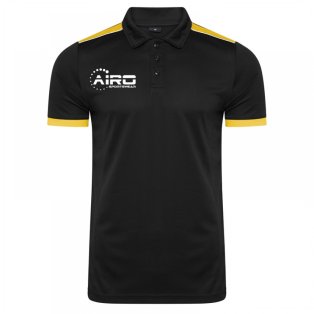 Airo Sportswear Heritage Polo Shirt (Black-Amber)