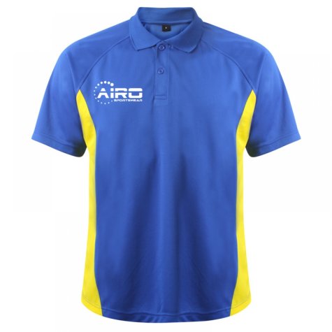 Airo Sportswear Matchday Polo Shirt (Royal-Yellow)