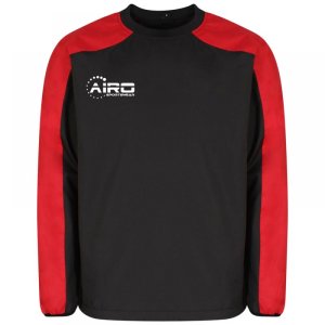 Airo Sportswear Pro Windbreaker (Black-Red)