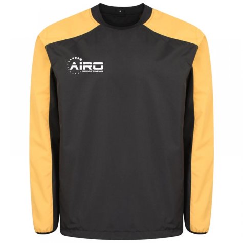 Airo Sportswear Pro Windbreaker (Black-Amber)