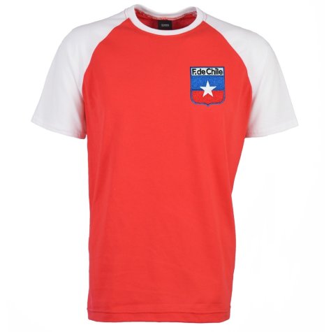 Chile 2018 Raglan Retro Football Shirt
