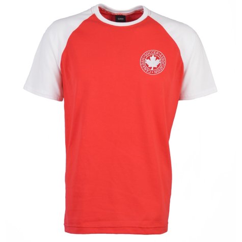 Canada 2018 Raglan Retro Football Shirt