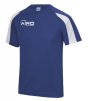Airo Sportswear Contrast Training Tee (Royal Blue-White)