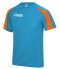 Airo Sportswear Contrast Training Tee (Sky Blue-Orange)