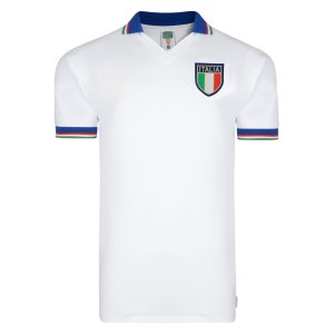 Score Draw Italy 1982 World Cup Final Away Shirt
