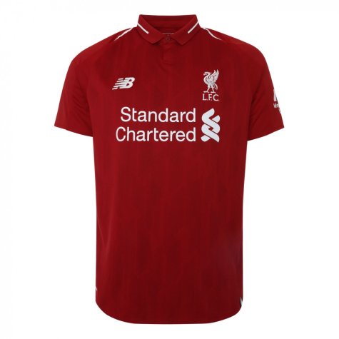 2018-2019 Liverpool Home Football Shirt
