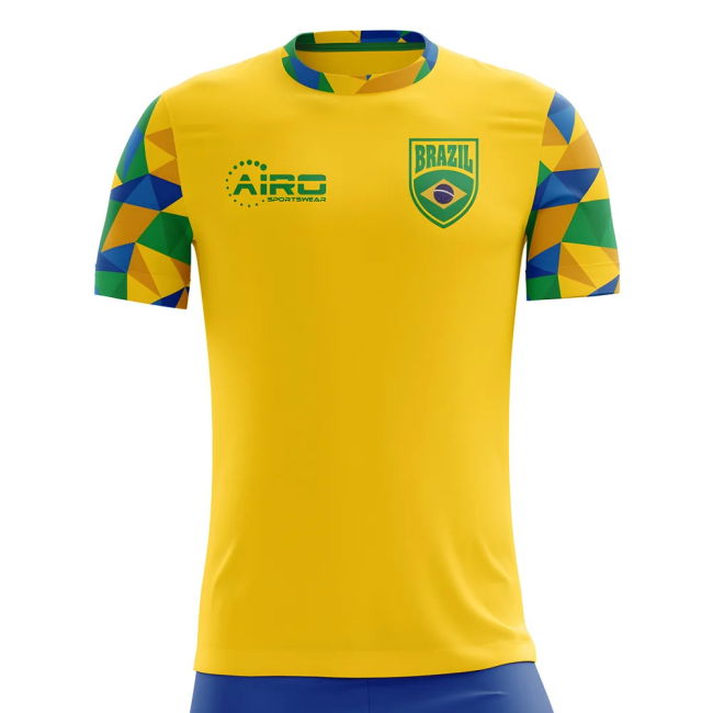 2025-2026 Brazil Home Concept Football Shirt (Kids)