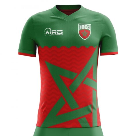 2022-2023 Morocco Home Concept Football Shirt - Little Boys