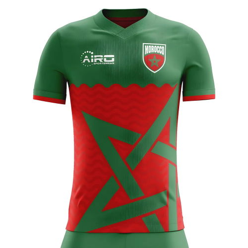 2025-2026 Morocco Home Concept Football Shirt - Womens