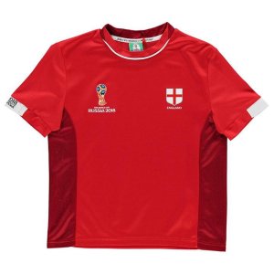 England FIFA World Cup Russia 2018 Poly T Shirt (Red)- Kids