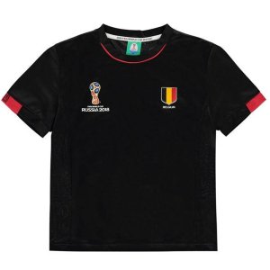 Belgium FIFA World Cup 2018 Poly T Shirt (Black) - Kids