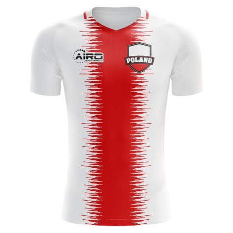2023-2024 Poland Home Concept Football Shirt - Kids (Long Sleeve)