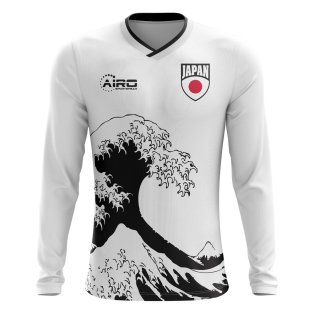 2023-2024 Japan Long Sleeve Away Concept Football Shirt (Kids)