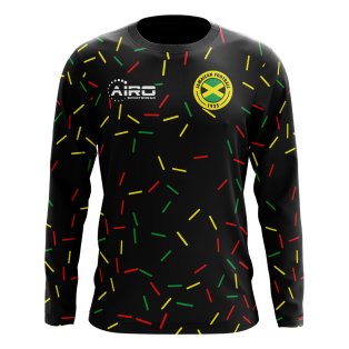 2023-2024 Jamaica Long Sleeve Third Concept Football Shirt