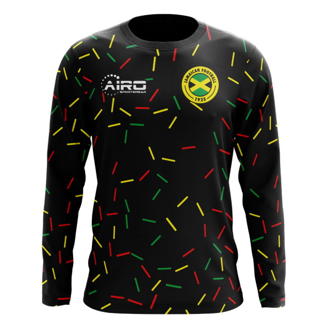 2025-2026 Jamaica Long Sleeve Third Concept Football Shirt (Kids)