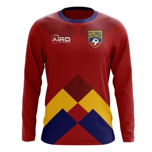 2022-2023 Colombia Long Sleeve Away Concept Football Shirt (Kids)