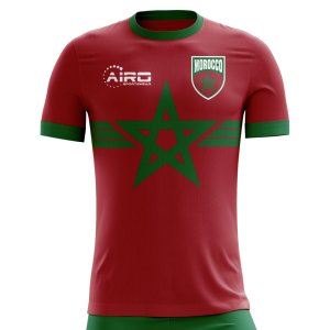 MOROCCAN AF Mens Morocco T-Shirt FOOTBALL World Cup 2018 Sports Top