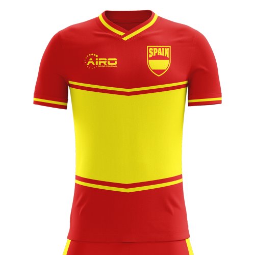 2025-2026 Spain Flag Home Concept Football Shirt - Womens