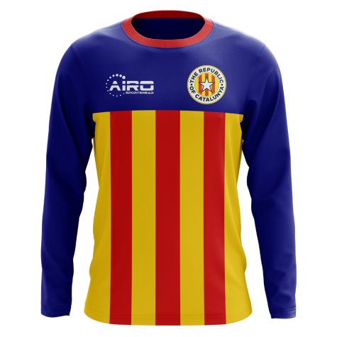 2022-2023 Catalunya Long Sleeve Home Concept Football Shirt