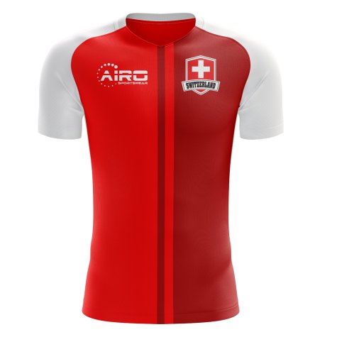 2022-2023 Switzerland Home Concept Football Shirt - Little Boys