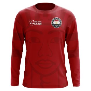 2022-2023 Egypt Long Sleeve Home Concept Football Shirt (Kids)