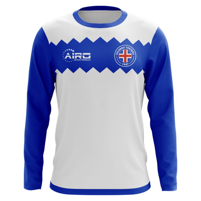 2025-2026 Iceland Long Sleeve Away Concept Football Shirt (Kids)