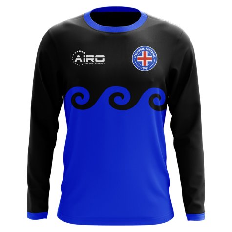 2023-2024 Iceland Long Sleeve Third Concept Football Shirt (Kids)