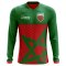 2023-2024 Morocco Long Sleeve Home Concept Football Shirt (Kids)