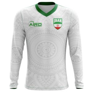 2022-2023 Iran Long Sleeve Home Concept Football Shirt (Kids)
