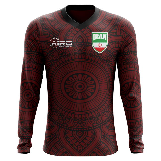 2025-2026 Iran Long Sleeve Away Concept Football Shirt (Kids)