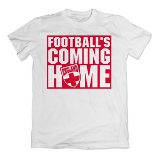 England Footballs Coming Home T-Shirt (White)