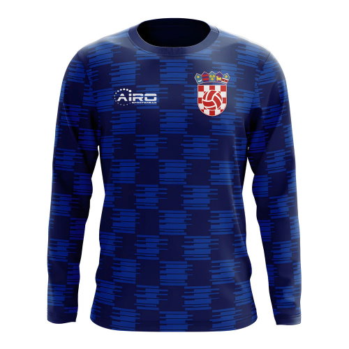 2025-2026 Croatia Long Sleeve Away Concept Football Shirt (Kids)