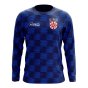 2023-2024 Croatia Long Sleeve Away Concept Football Shirt (Kids)