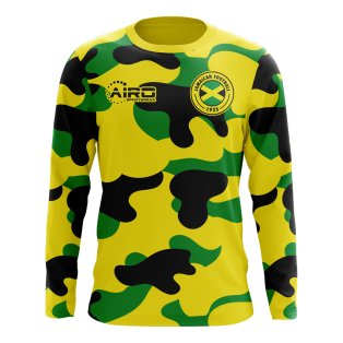 2023-2024 Jamaica Long Sleeve Home Concept Football Shirt (Kids)