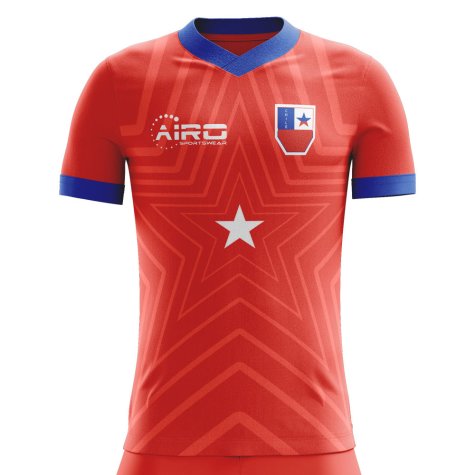 2023-2024 Chile Home Concept Football Shirt - Adult Long Sleeve