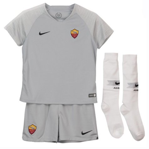 2018-2019 AS Roma Away Nike Little Boys Mini Kit