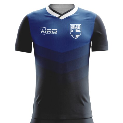 2023-2024 Finland Away Concept Football Shirt - Kids (Long Sleeve)