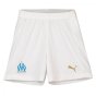 2018-2019 Olympique Marseille Puma Home Shorts (White) - Kids