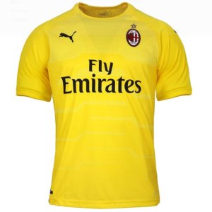 2018-2019 AC Milan Puma Home SS Goalkeeper Shirt (Yellow) - Kids