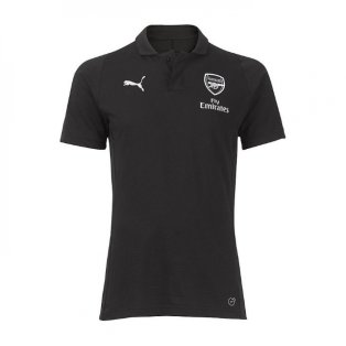 2018-2019 Arsenal Puma Casual Performance Polo Shirt (Black) - Kids