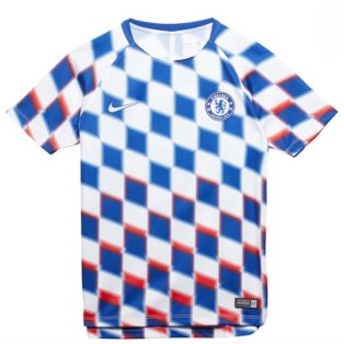 2018-2019 Chelsea Nike Pre-Match Training Shirt (White) - Kids