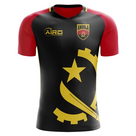 2023-2024 Angola Home Concept Football Shirt - Kids (Long Sleeve)
