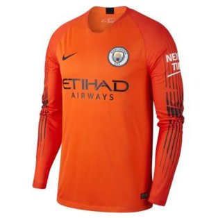 Activamente argumento Plantación 2018-2019 Man City Home Nike Goalkeeper Shirt (Orange) [894438-818] -  Uksoccershop