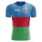 2023-2024 Azerbaijan Home Concept Football Shirt - Kids (Long Sleeve)