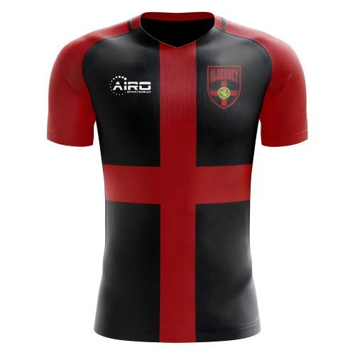 2025-2026 Alderney Home Concept Football Shirt - Womens