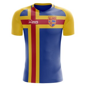 2022-2023 Aland Islands Home Concept Football Shirt - Kids