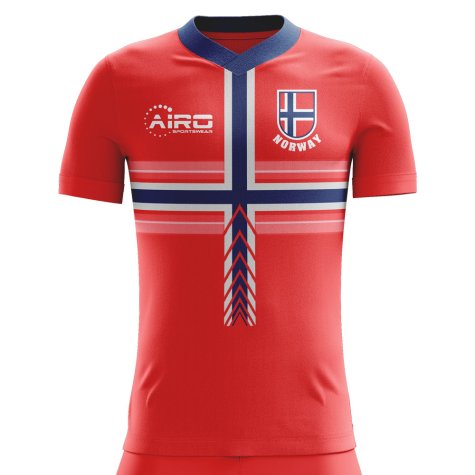 2023-2024 Norway Home Concept Football Shirt - Adult Long Sleeve