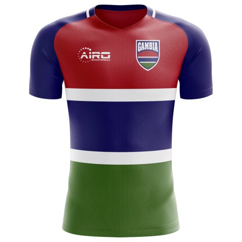 2023-2024 Gambia Home Concept Football Shirt - Kids (Long Sleeve)