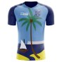 2023-2024 Guam Home Concept Football Shirt - Womens